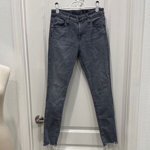 AG Adriano Goldschmied Women's Skinny Jeans in Charcoal Gray